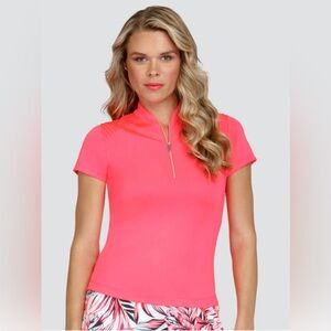 Tail Golf Shirt in Electric Pink, Size XS
